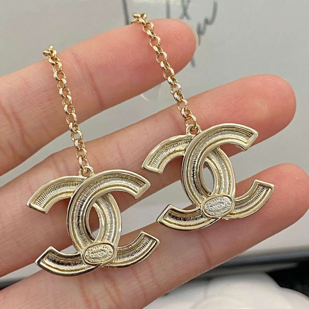 CHANEL P70 Double-C Tassel Pendant Necklace