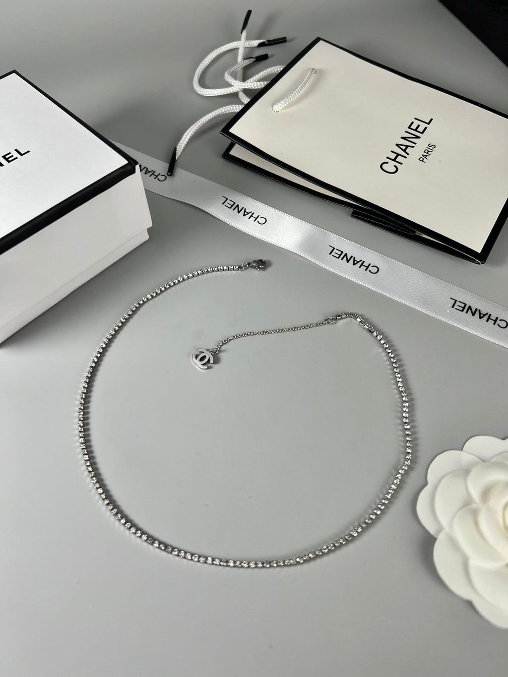 CHANEL P75 Double-C Tassel Vintage Necklace
