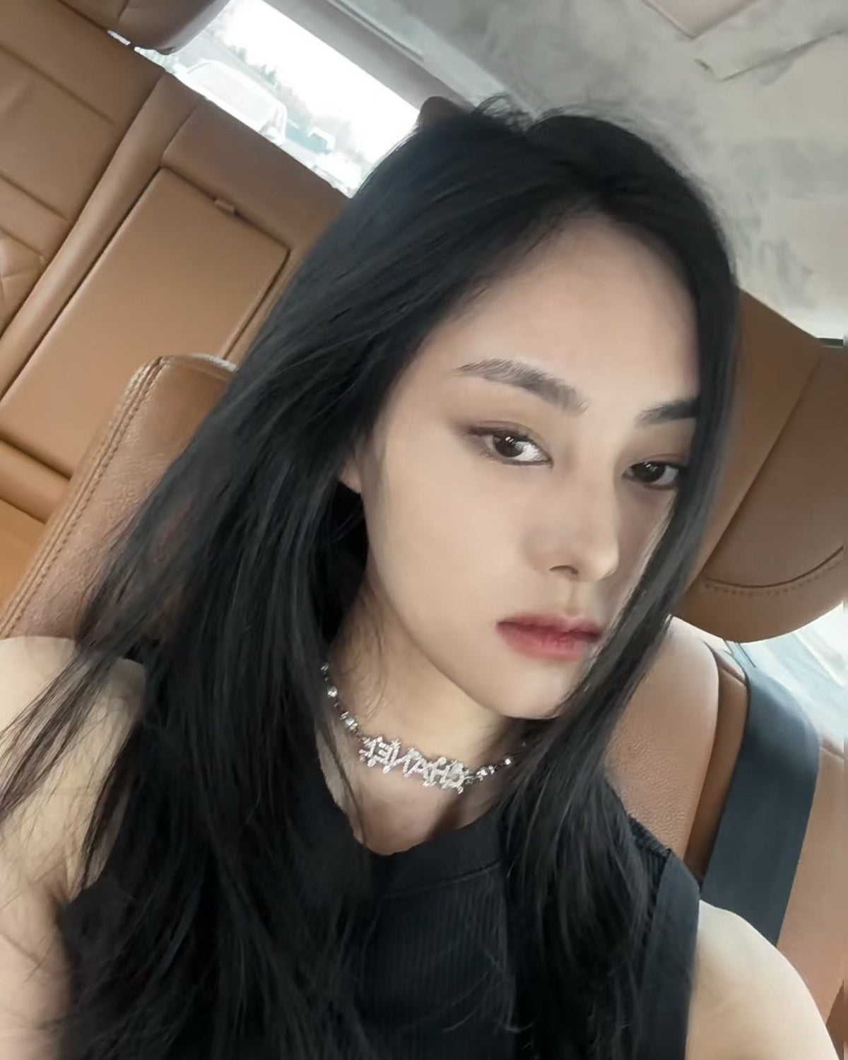 CHANEL Pearl Crystal Necklace