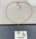 CHANEL P80 Crystal Double-C Necklace