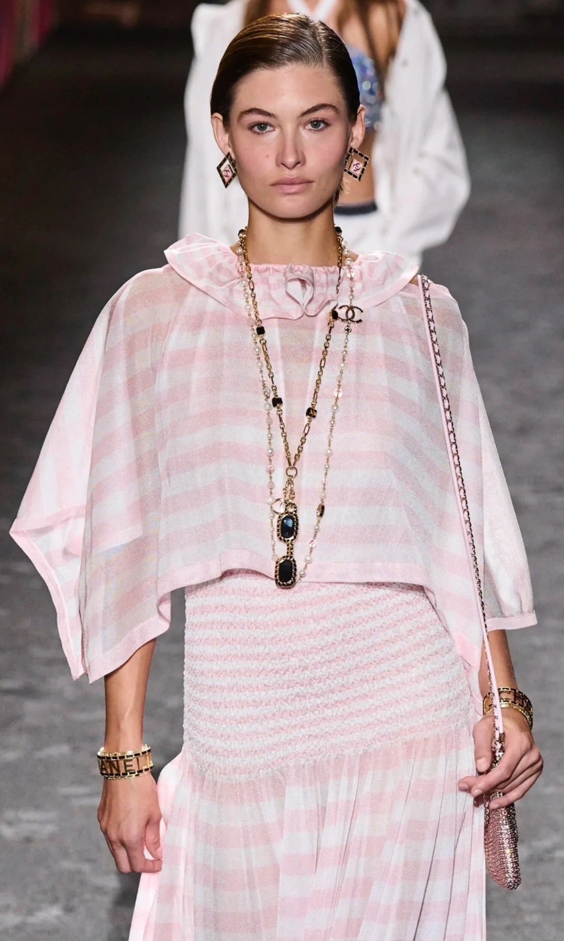 CHANEL Crystal Necklace