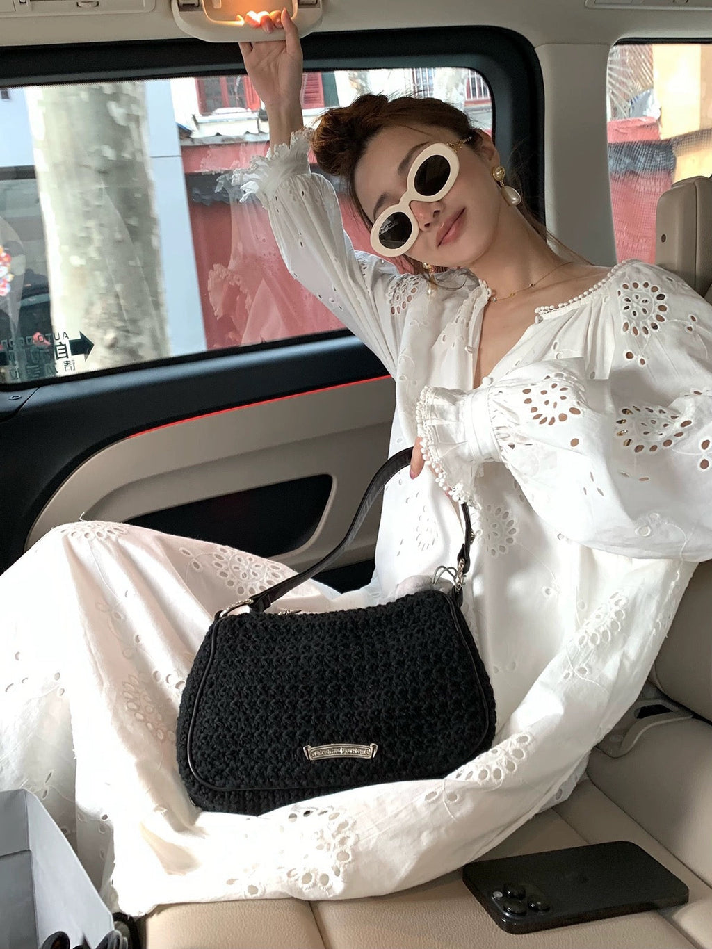CHANEL P65 Pearl Vintage Earrings