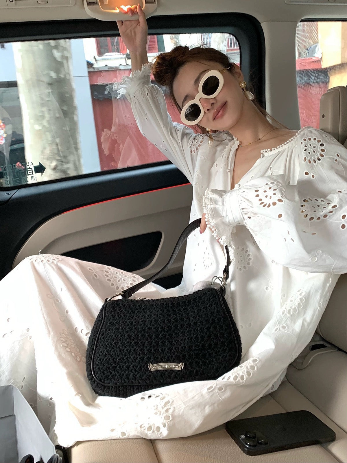 CHANEL P65 Pearl Vintage Earrings