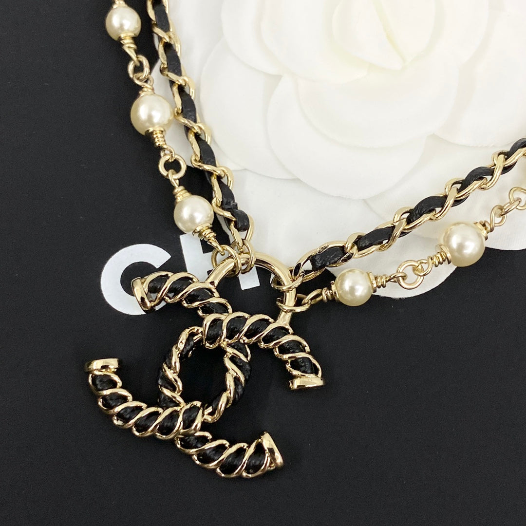 CHANEL Pearl Double-C Necklace