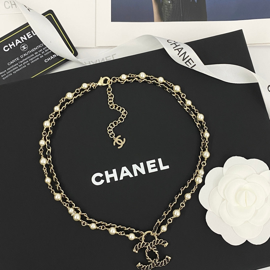 CHANEL Pearl Double-C Necklace