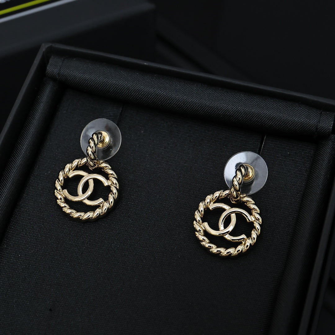 CHANEL Double-C Earrings