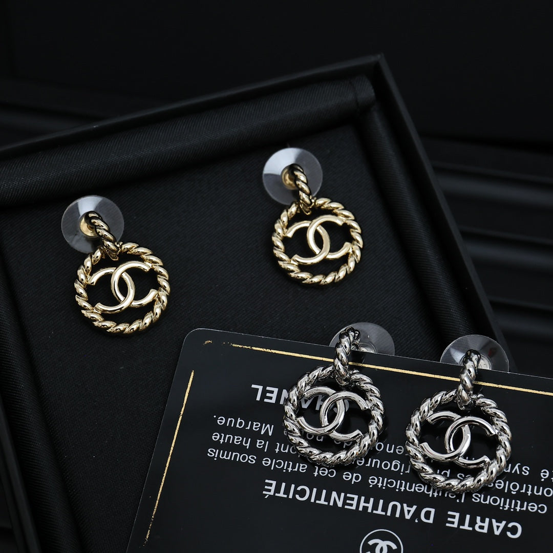 CHANEL Double-C Earrings
