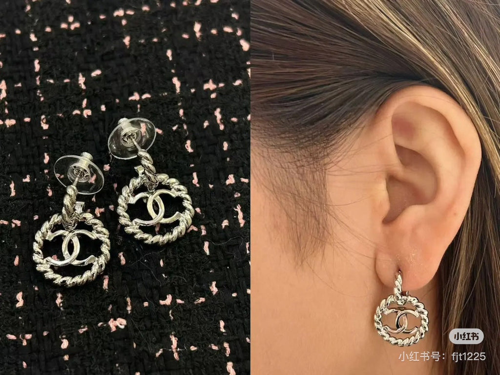 CHANEL Double-C Earrings