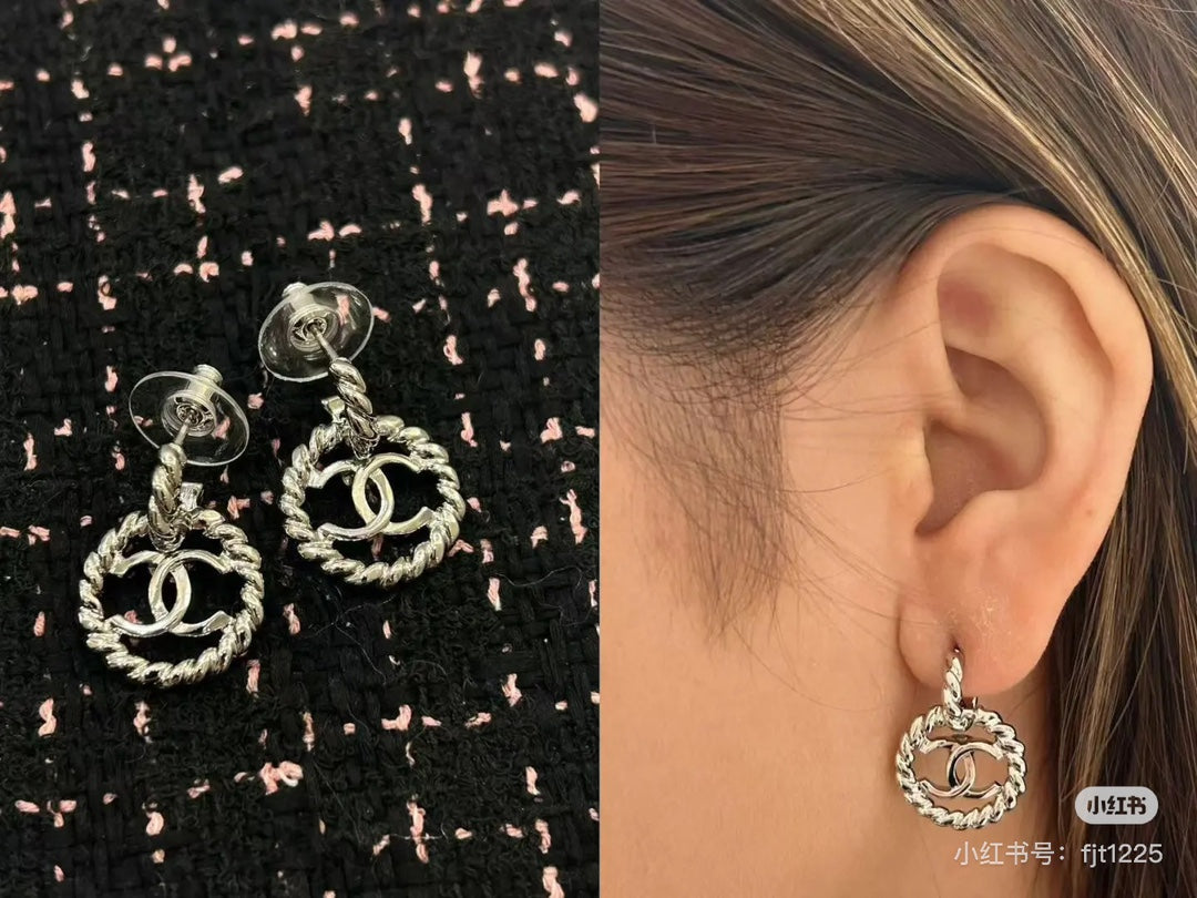 CHANEL Double-C Earrings