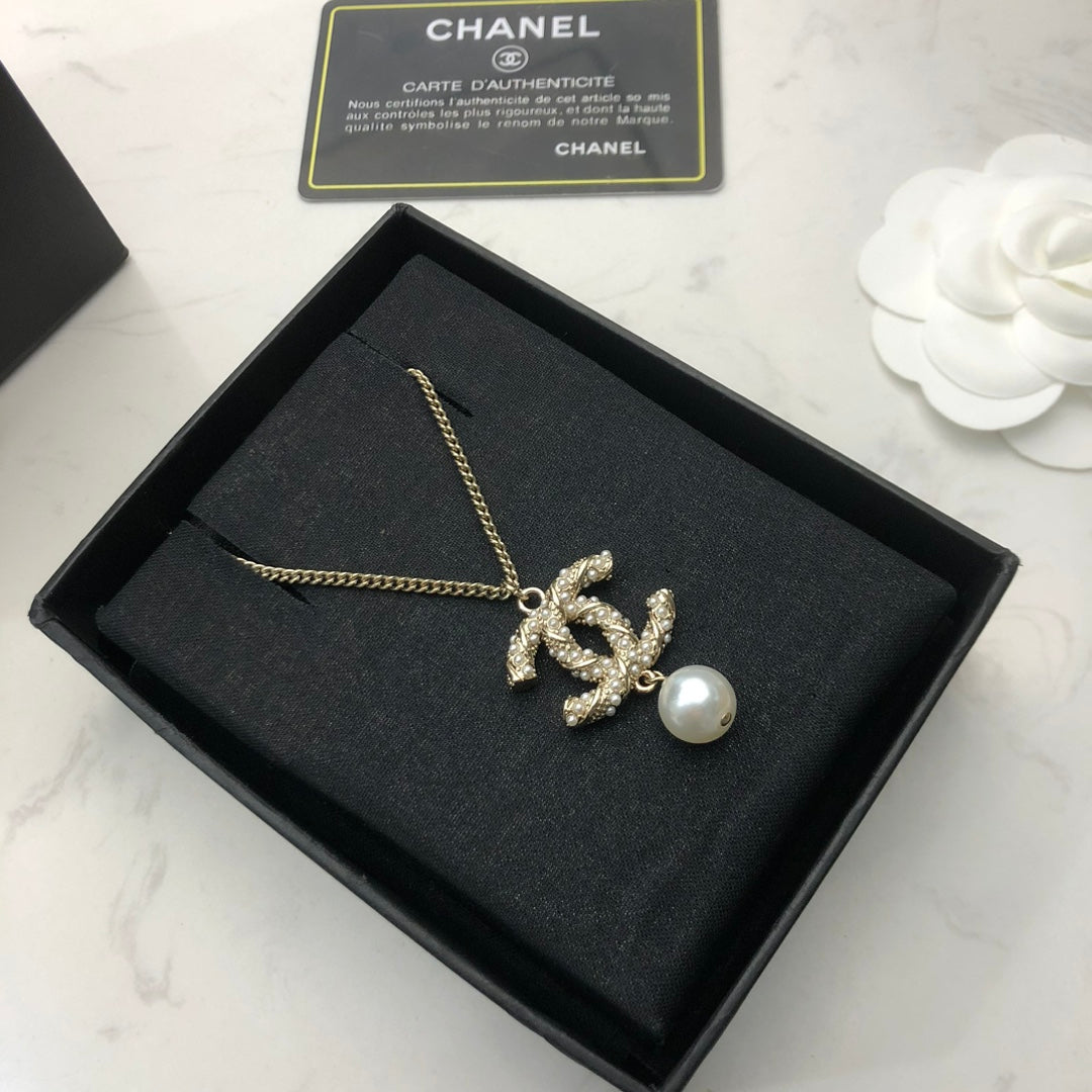 CHANEL Pearl Double-C Necklace