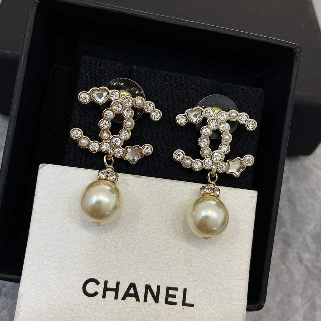 SWAROVSKI Crystal Double-C Earrings