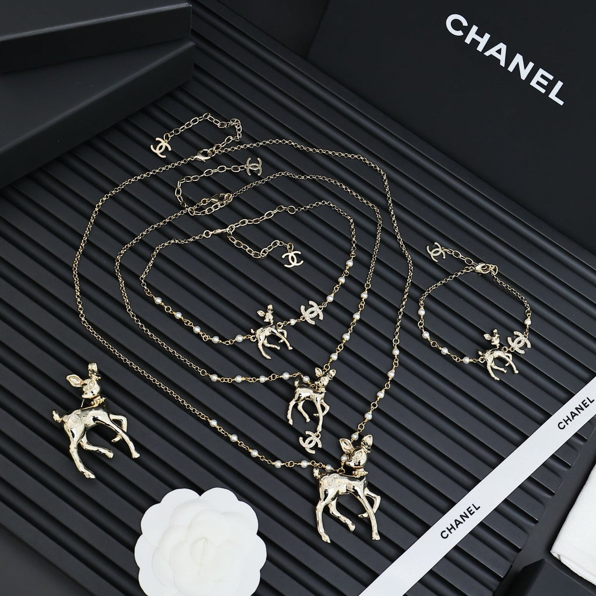 CHANEL Double-C Long Necklace