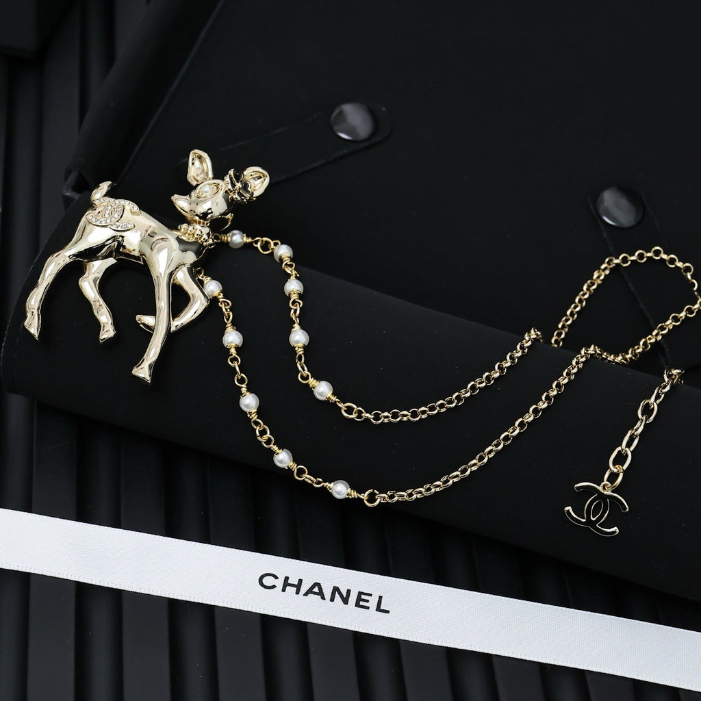 CHANEL Double-C Long Necklace