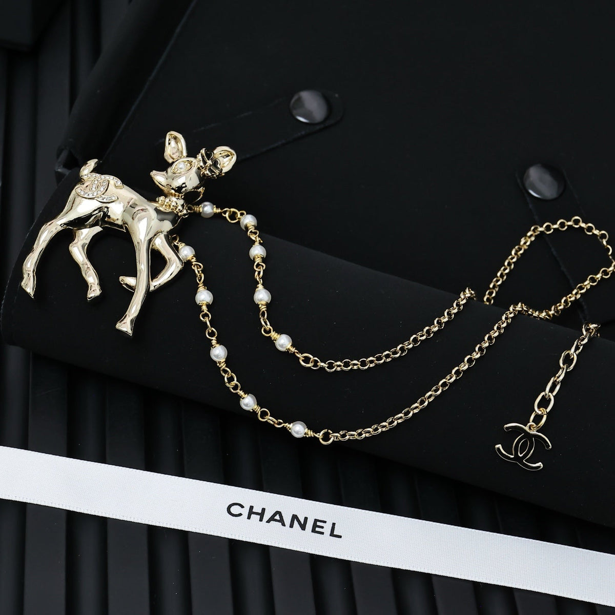 CHANEL Double-C Long Necklace