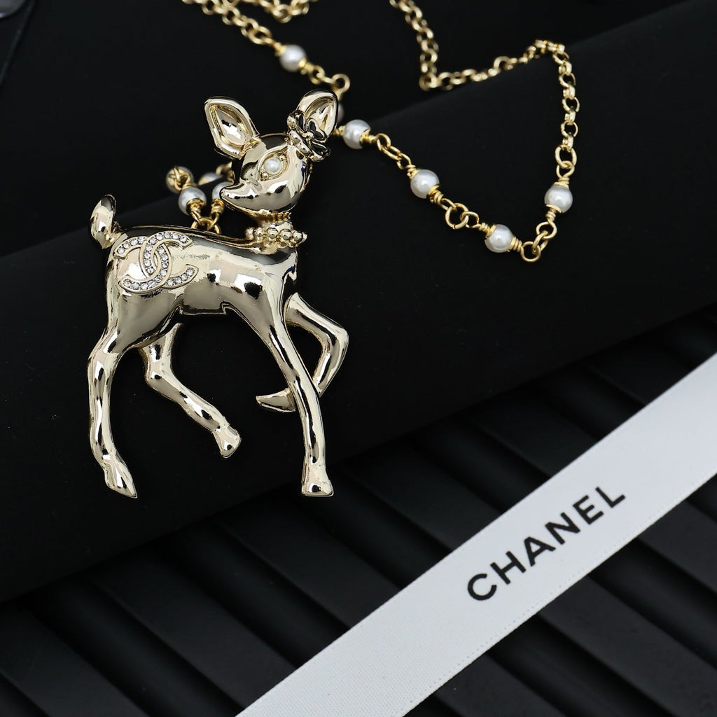 CHANEL Double-C Long Necklace