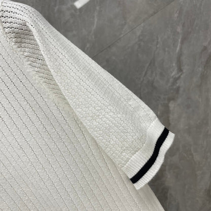 Thom Browne 2025ss Men Wool POLO T-shirt