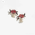 CHANEL Enamel Double-C Earrings