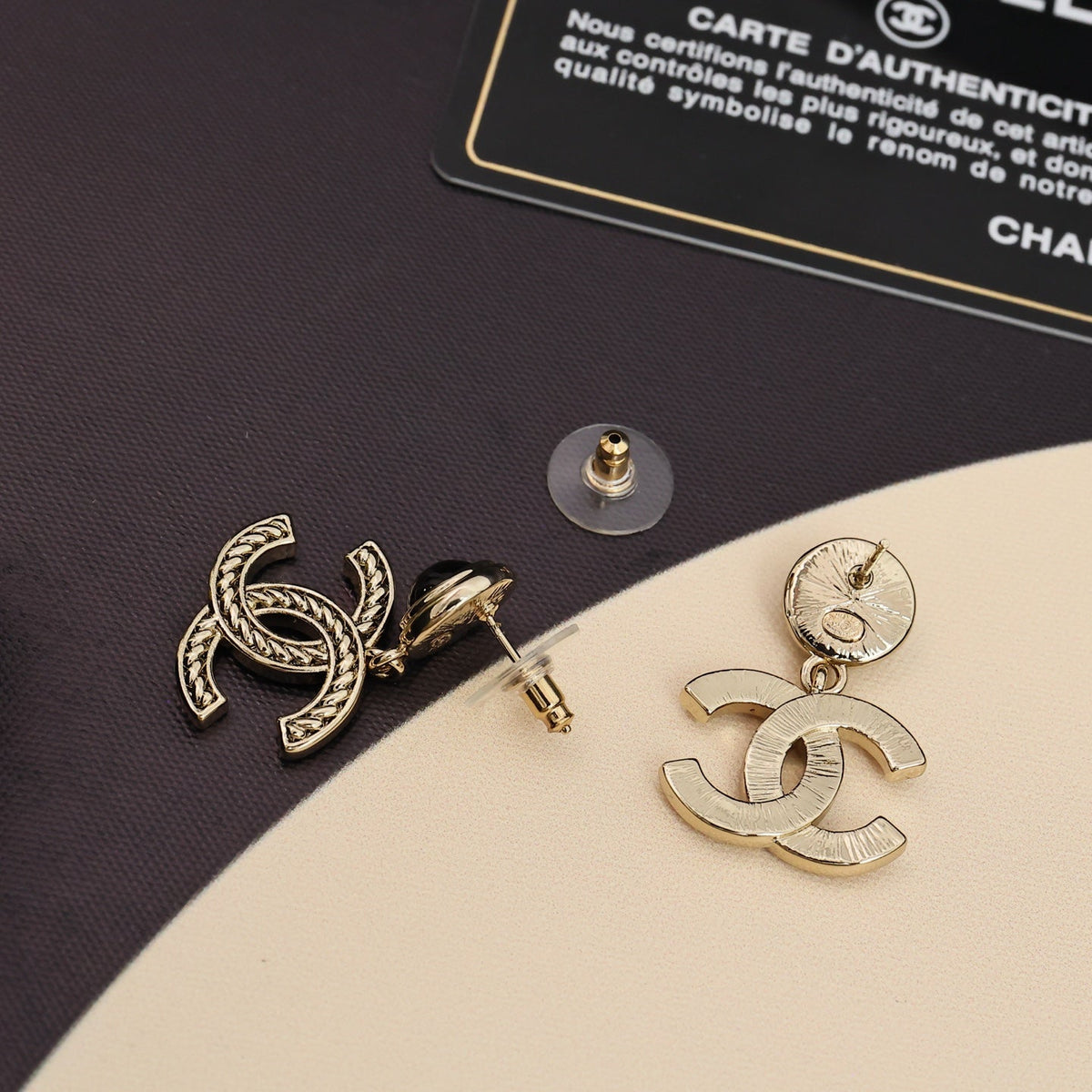 CHANEL Double-C Earrings