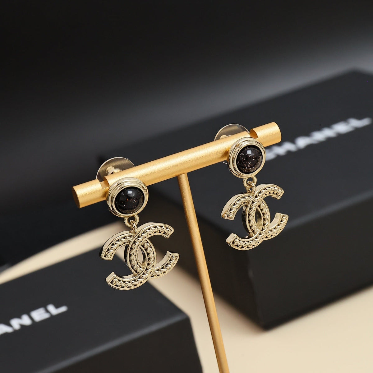 CHANEL Double-C Earrings