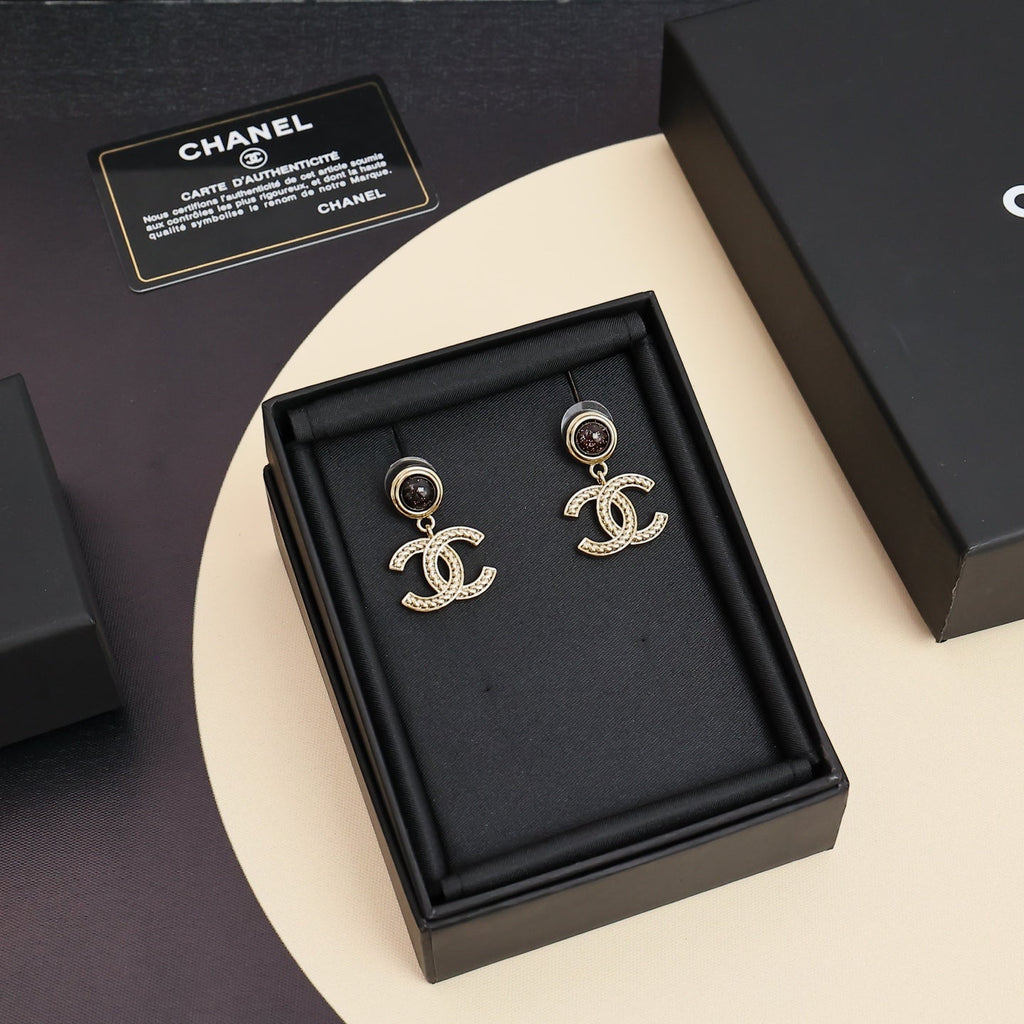 CHANEL Double-C Earrings