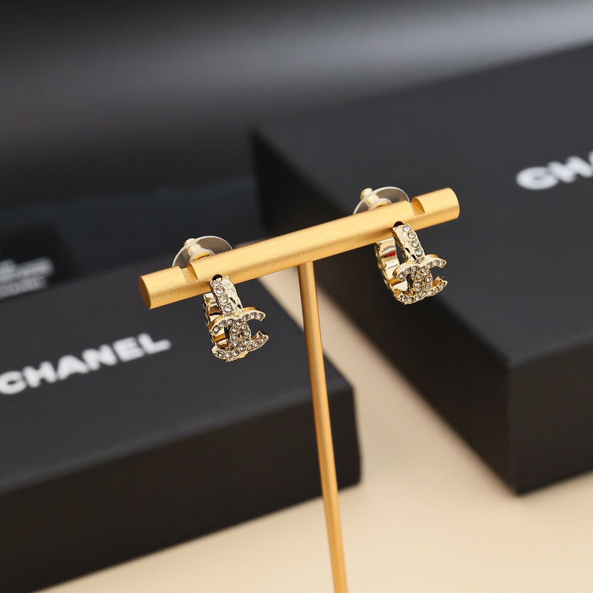CHANEL Double-C Earrings