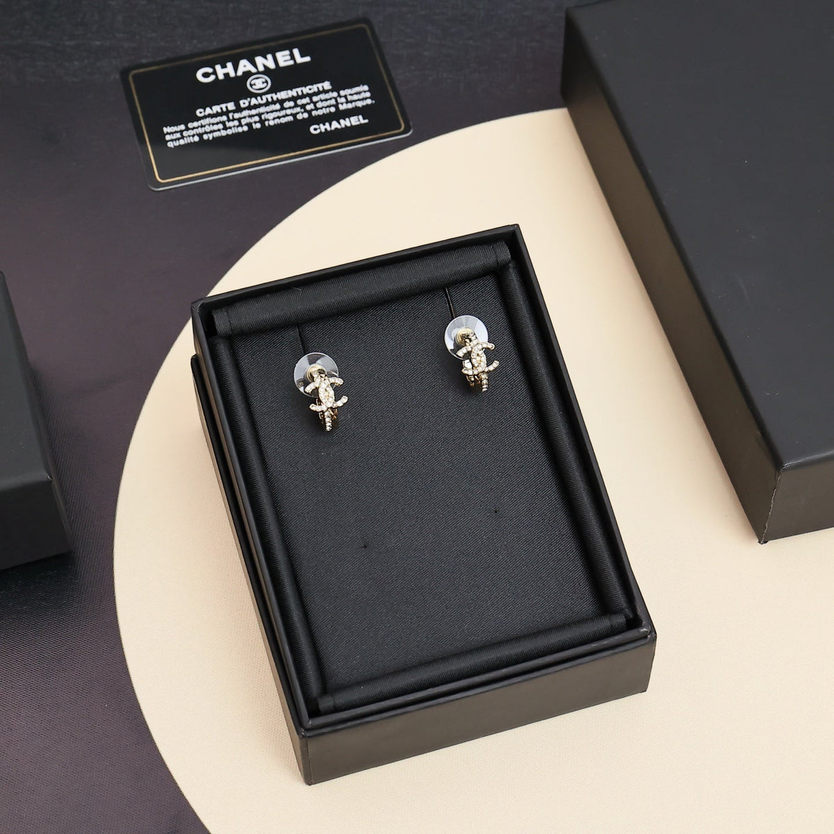 CHANEL Double-C Earrings
