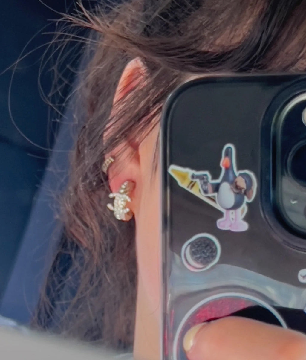 CHANEL Double-C Earrings