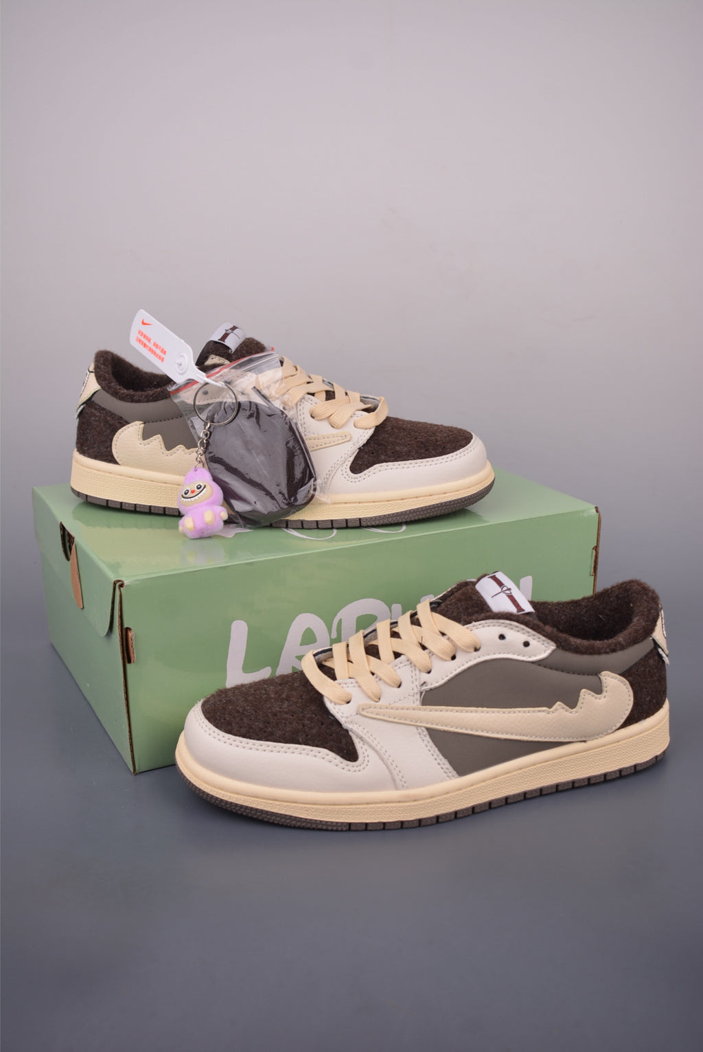 Fragment x Travis Scott x Labubu x Nike Air Jordan 1 Low - Image 5