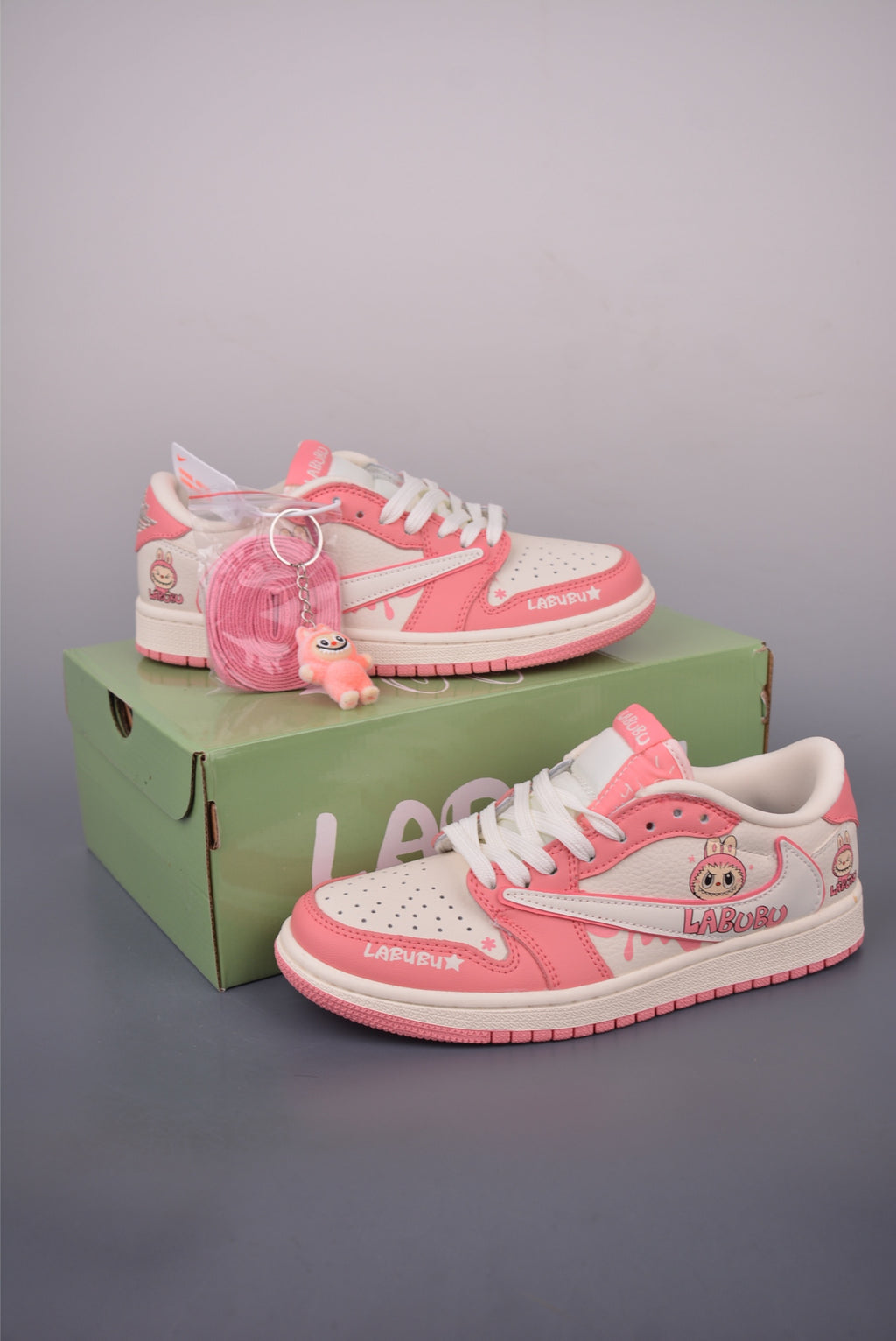 Fragment x Travis Scott x Labubu x Nike Air Jordan 1 Low - Image 5