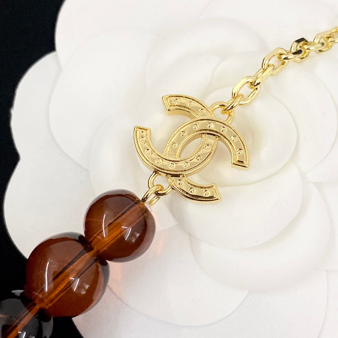 CHANEL Pearl Vintage Long Necklace