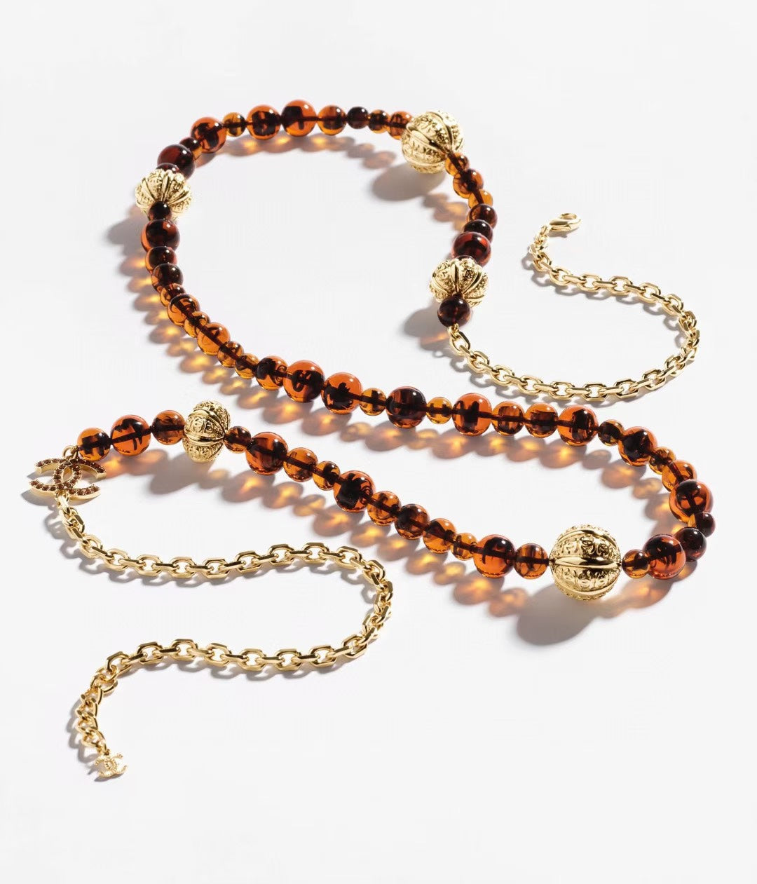 CHANEL Pearl Vintage Long Necklace
