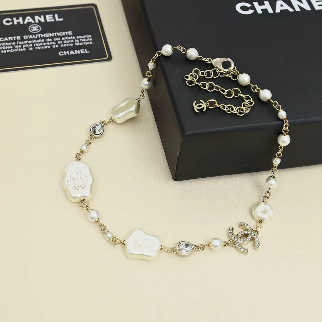 CHANEL Pearl Double-C Necklace