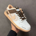 Balenciaga 本地 310 支持放店 定制版 Balenciaga x Nike Dunk SB Low 巴黎世家 x 耐克 SB 低帮 蓝粉棕 鞋身整体 Sneaker #01 - Color 01 - Image 1