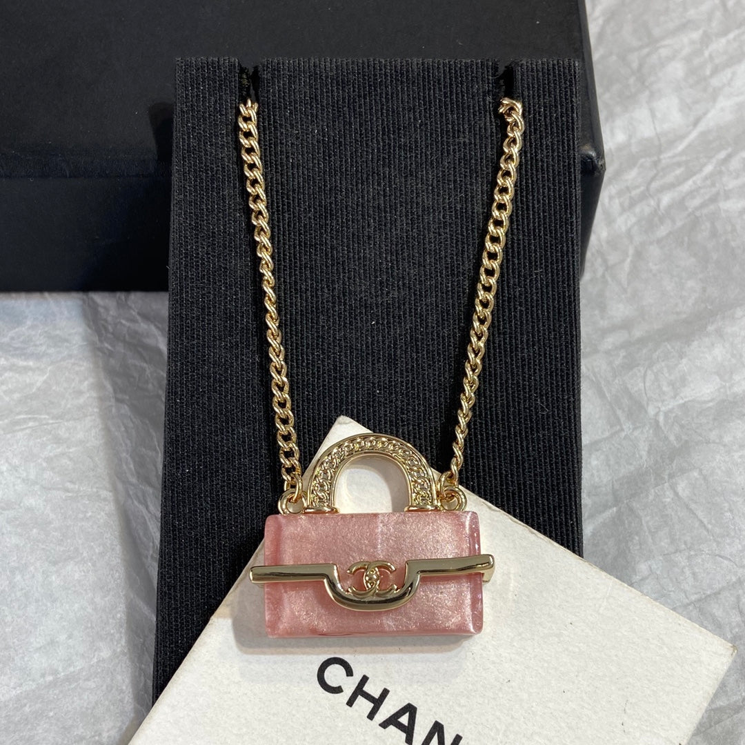 CHANEL Enamel Necklace