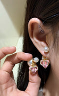 DIOR Pearl Pink Earrings