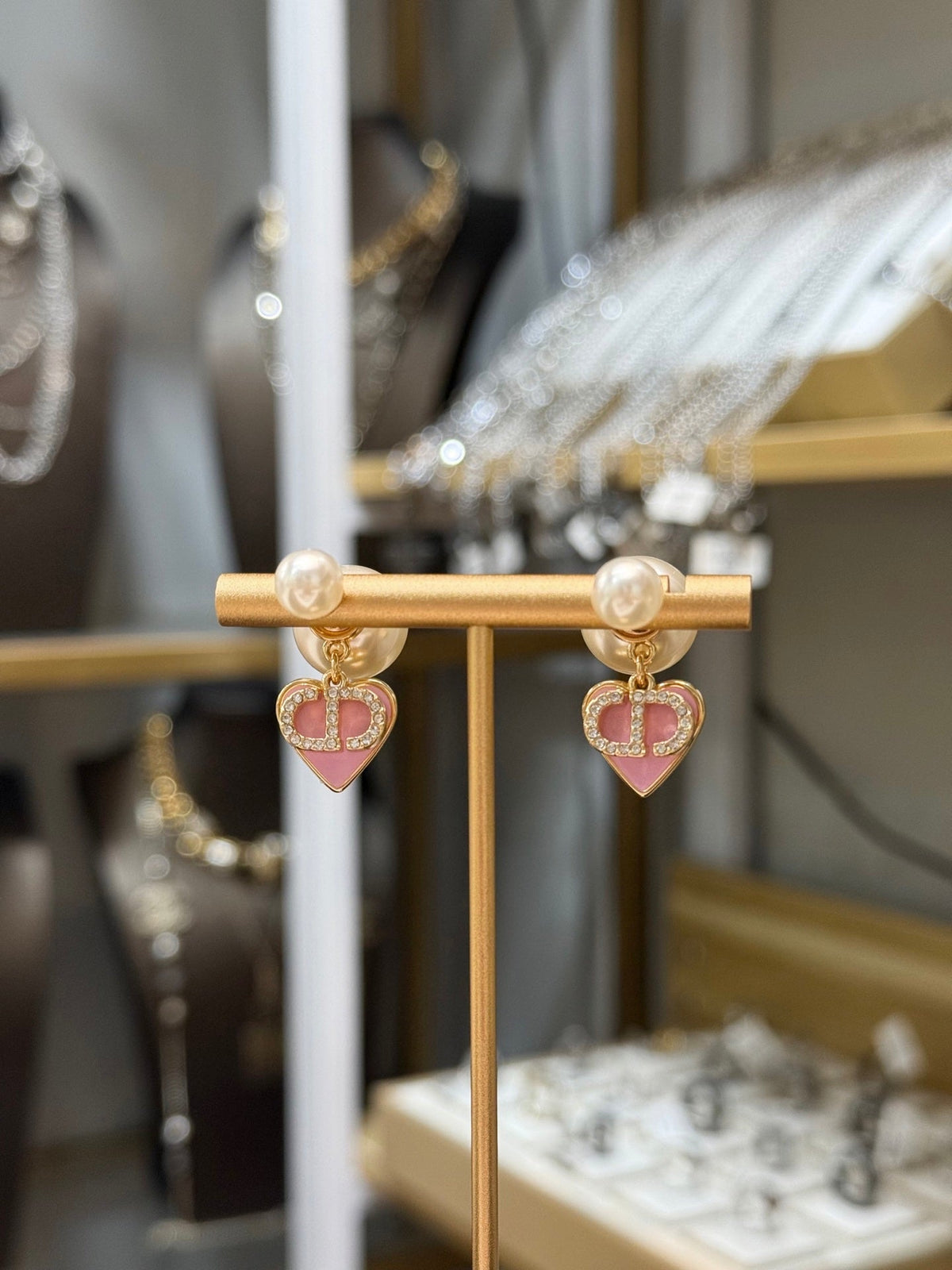 DIOR Pearl Pink Earrings
