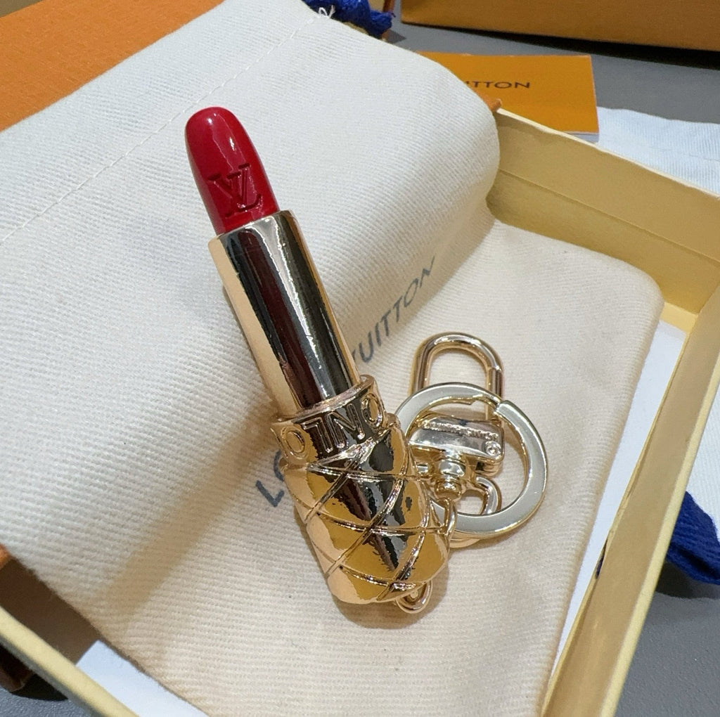 LOUIS VUITTON Metal Bag Charm Keychain