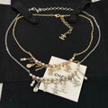 CHANEL Pearl Tassel Necklace