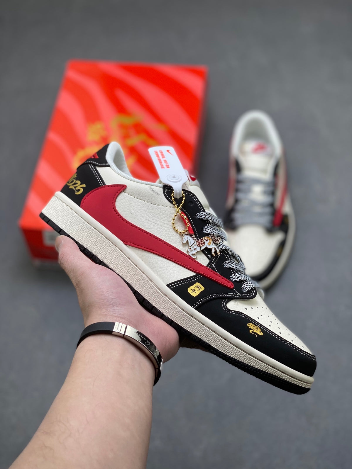 Fragment x Travis Scott x Dior x Nike Air Jordan 1 Low - Image 1