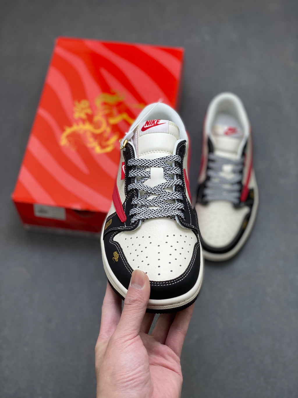 Fragment x Travis Scott x Dior x Nike Air Jordan 1 Low - Image 2