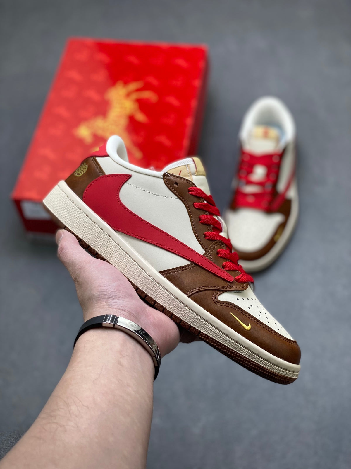 Fragment x Travis Scott x Dior x Nike Air Jordan 1 Low - Image 1