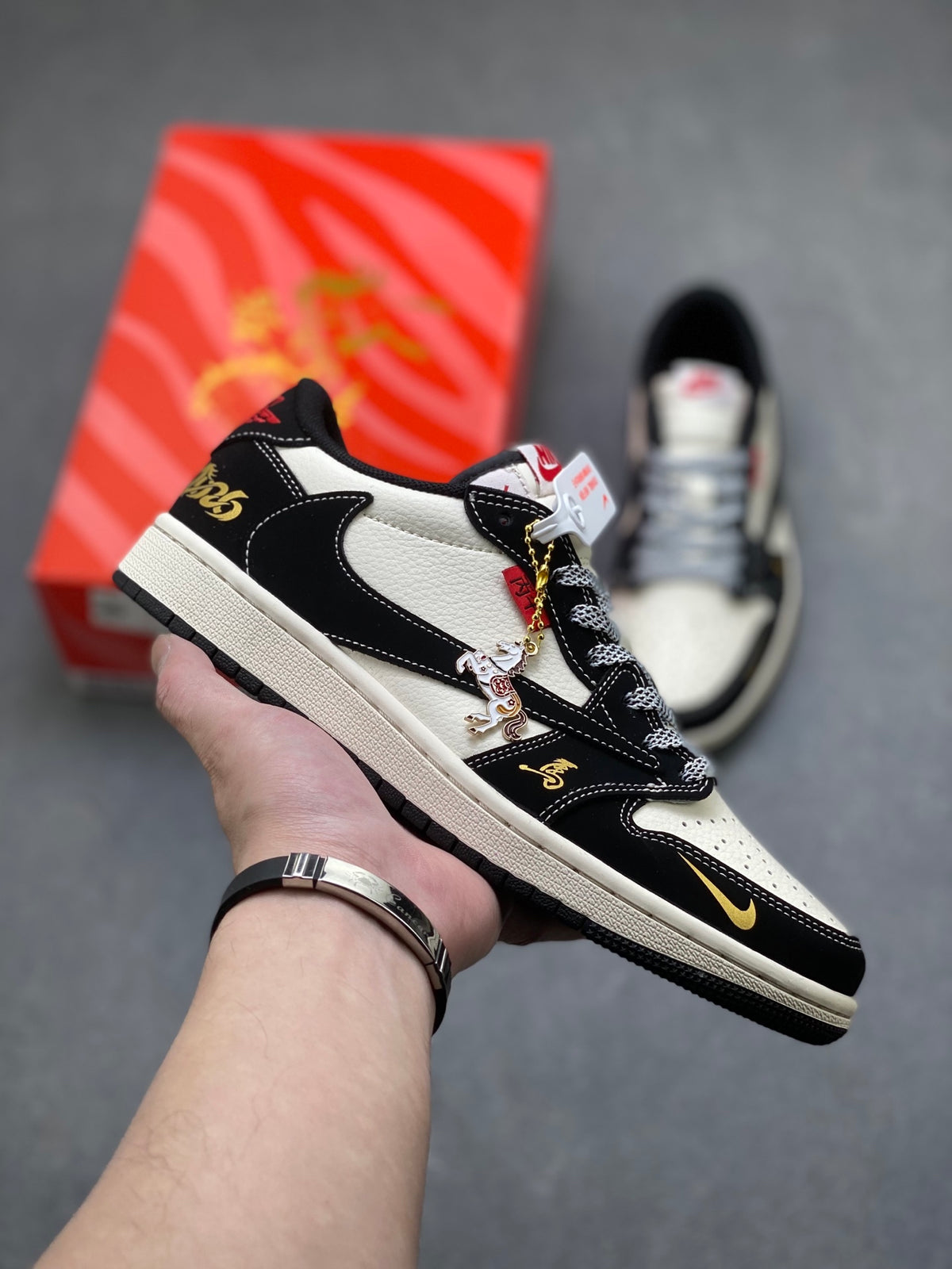 Fragment x Travis Scott x Dior x Nike Air Jordan 1 Low - Image 1