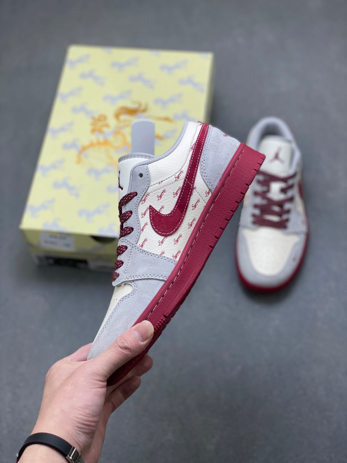 Fragment x Travis Scott x Dior x Nike Air Jordan 1 Low - Image 3