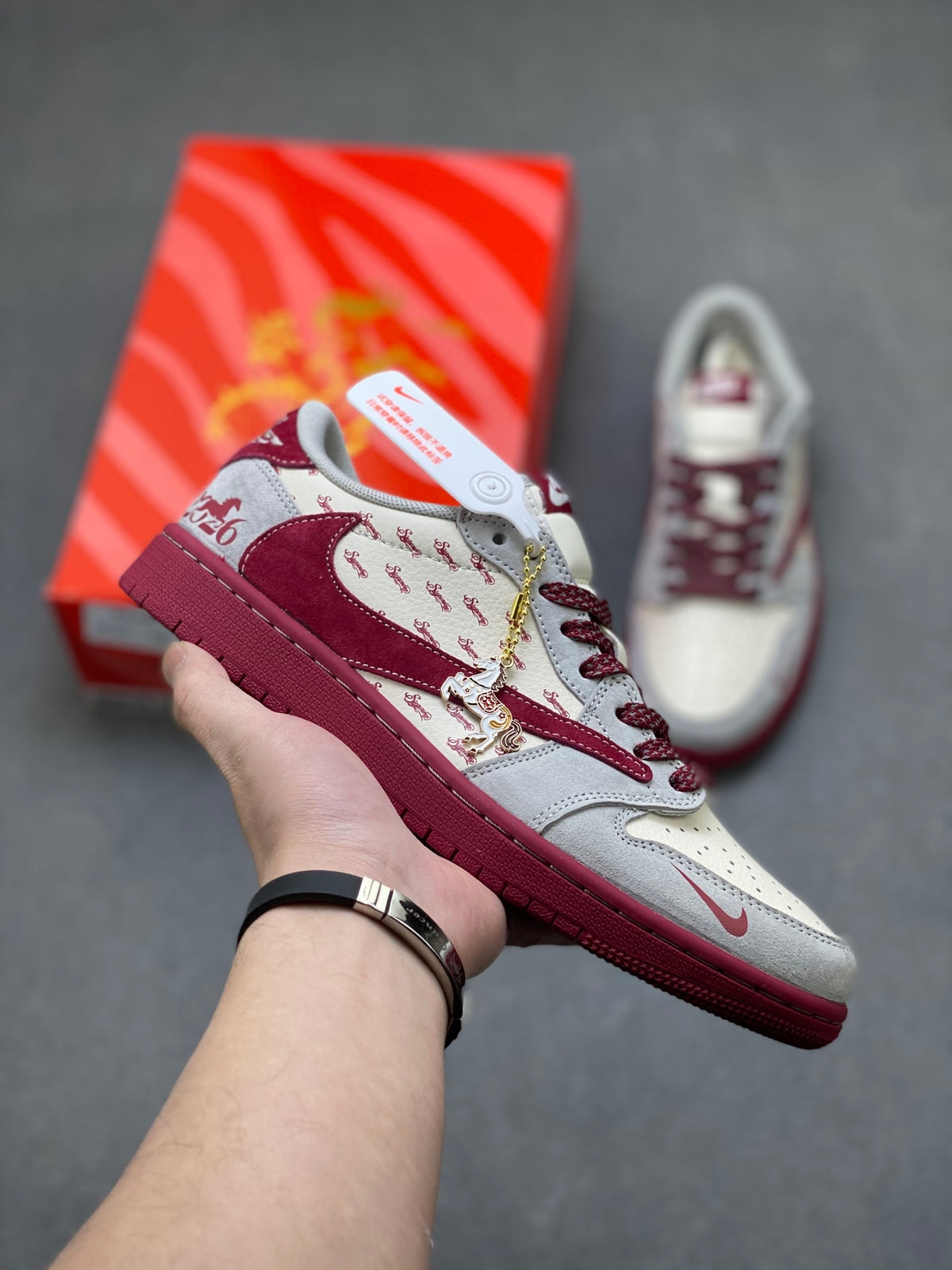 Fragment x Travis Scott x Dior x Nike Air Jordan 1 Low - Image 1