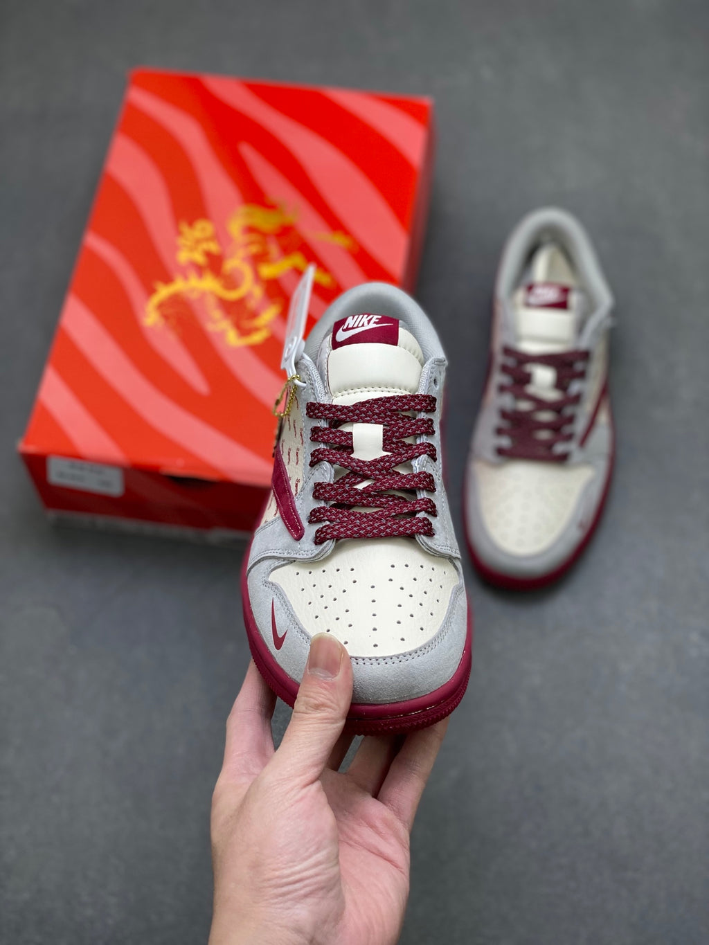 Fragment x Travis Scott x Dior x Nike Air Jordan 1 Low - Image 2
