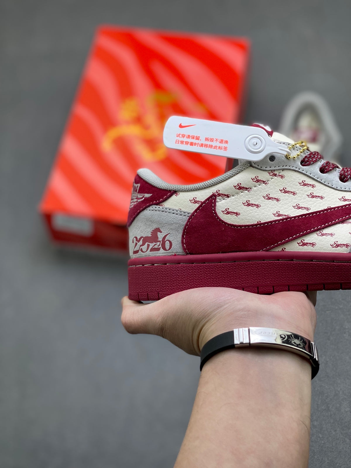 Fragment x Travis Scott x Dior x Nike Air Jordan 1 Low - Image 5