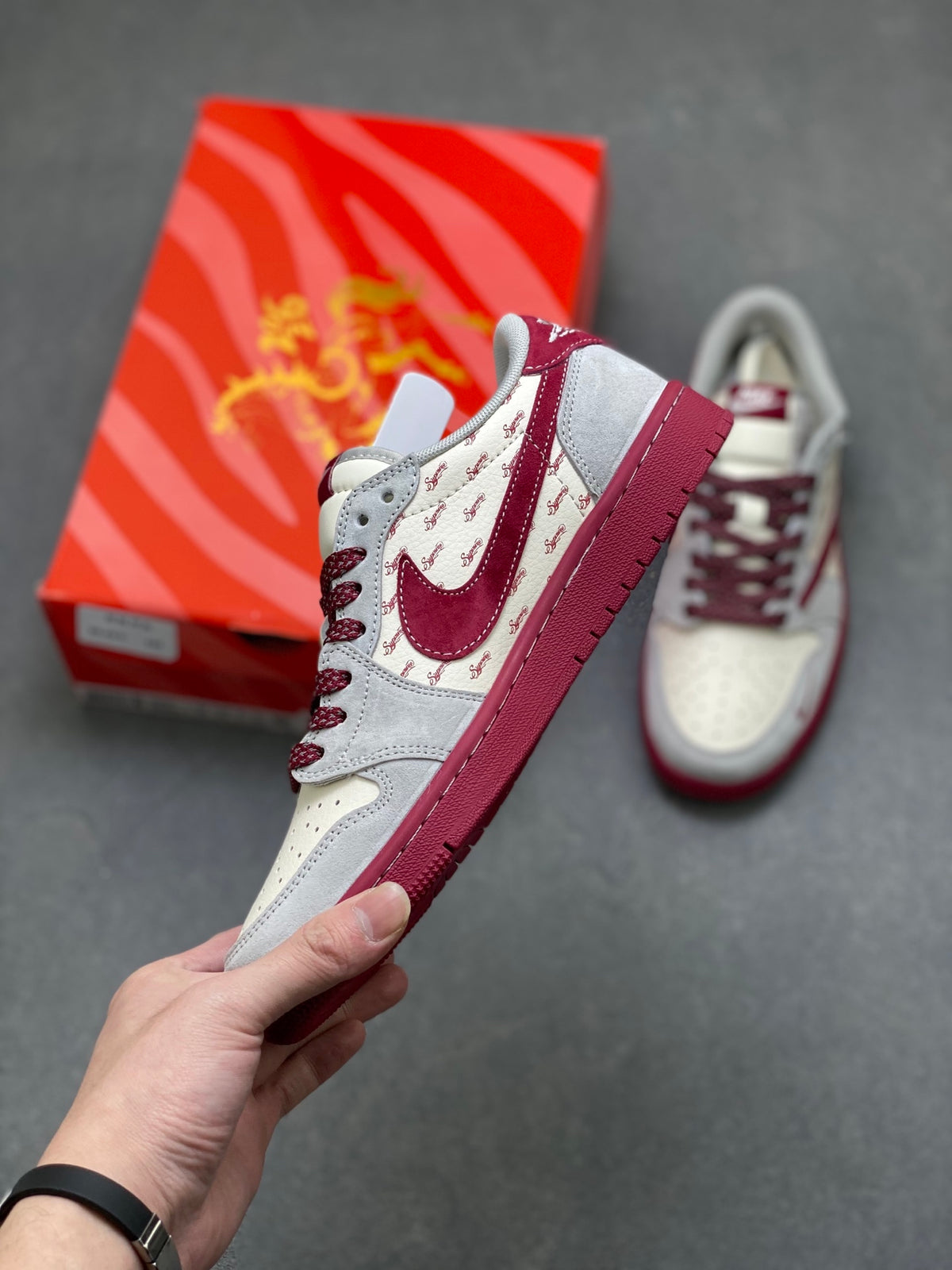 Fragment x Travis Scott x Dior x Nike Air Jordan 1 Low - Image 3