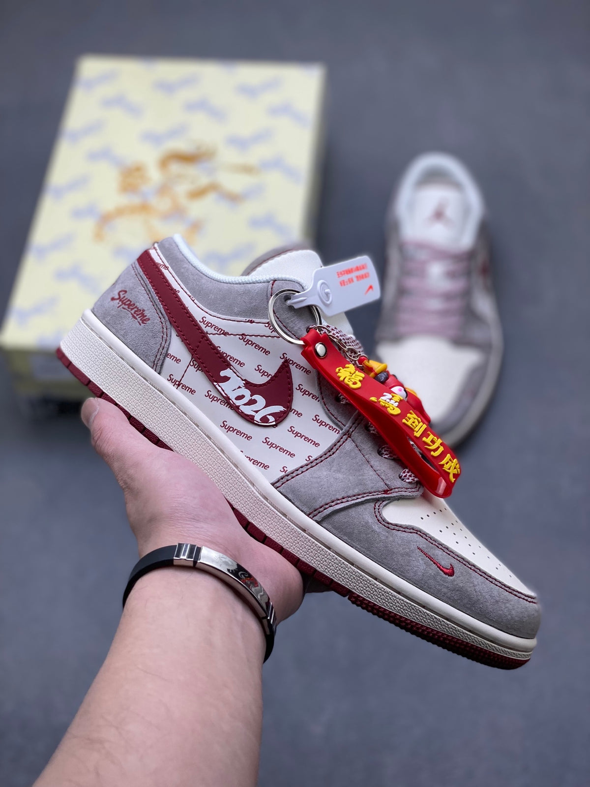 Fragment x Travis Scott x Dior x Nike Air Jordan 1 Low - Image 1