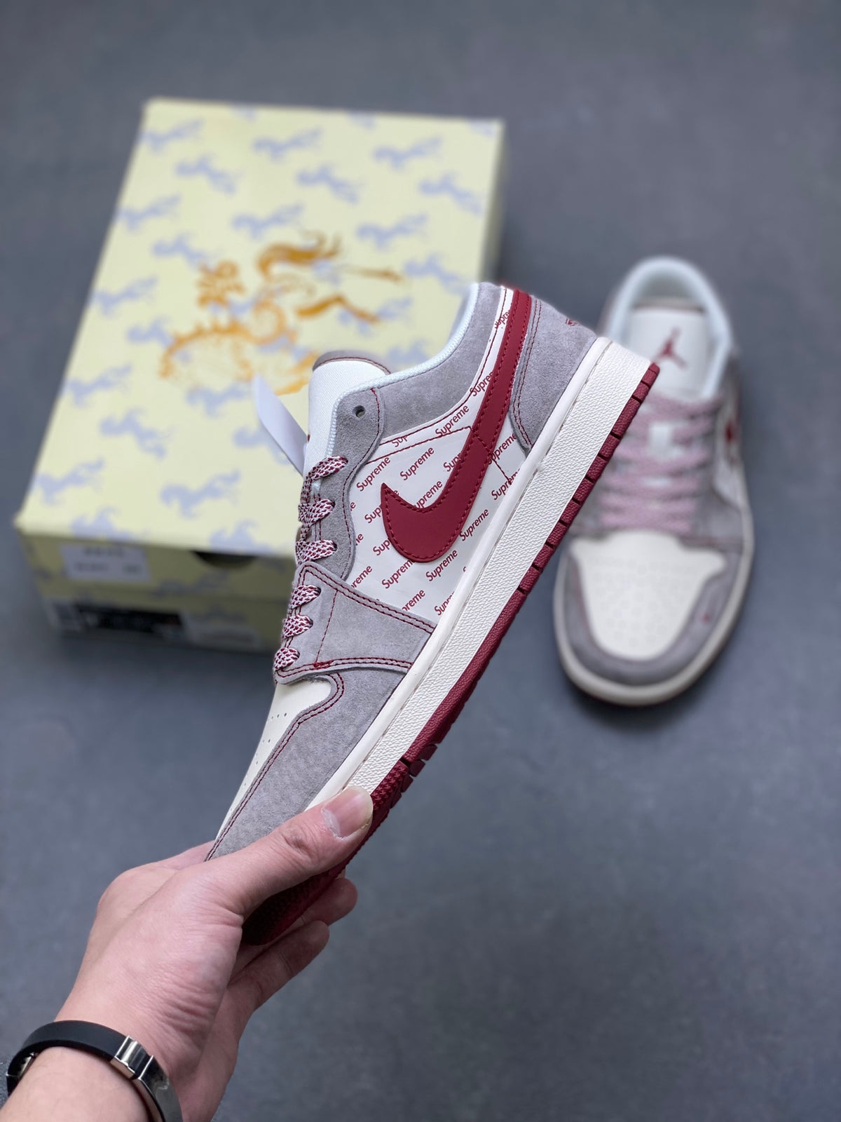 Fragment x Travis Scott x Dior x Nike Air Jordan 1 Low - Image 3
