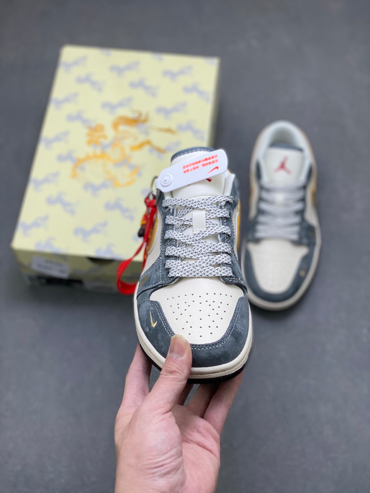 Fragment x Travis Scott x Dior x Nike Air Jordan 1 Low - Image 2